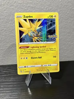ZAPDOS 029/078 Pokemon GO Holo Rare Pokemon TCG Near Mint - Image 1