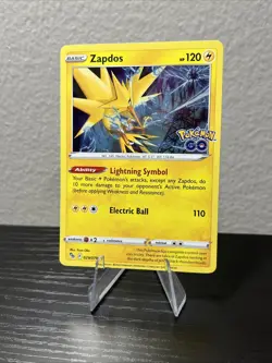 ZAPDOS 029/078 Pokemon GO Holo Rare Pokemon TCG Near Mint - Image 2