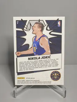 2020-21 Panini Donruss Optic - My House Nikola Jokic #9 Purple Prizm - Image 2
