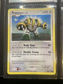 Pokemon TCG Regigigas Pop Series Promos 9 4/17 Holo Cosmos Holo Rare Rare - Image 1