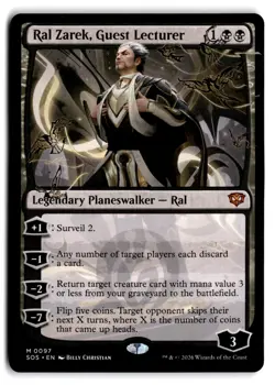 Ral Zarek, Guest Lecturer - NM - SOS Secrets of Strixhaven # 97 - MTG Magic - Image 1