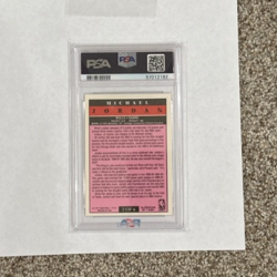 1991 FLEER PRO-VISIONS #2 MICHAEL JORDAN PSA 9 Beautiful should be a 10 - Image 2