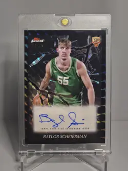2024-25 Topps Finest Auto Baylor Scheierman Electrifying Signatures Black /25 RC - Image 1