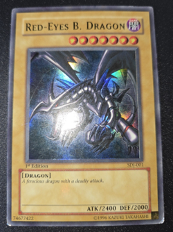 MP Yugioh Red-Eyes Black Dragon SDJ-001 1st Edition Holo Rare Yu-Gi-Oh! - Image 3