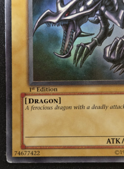 MP Yugioh Red-Eyes Black Dragon SDJ-001 1st Edition Holo Rare Yu-Gi-Oh! - Image 4