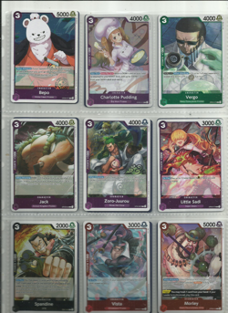 One Piece TCG. 26 x Holo/Foil. (Set 3). - Image 1