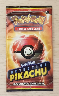 Sealed Detective Pikachu Movie Booster Pack Promo - Pikachu SM190 Holo English - Image 1