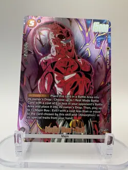 Majin Buu: Evil SB01-034 R* Alt Art Dragon Ball Cards Fusion World Card TCG NM - Image 1