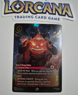 Disney Lorcana Whispers Enchanted The Headless Horseman Terror English Rare - Image 2