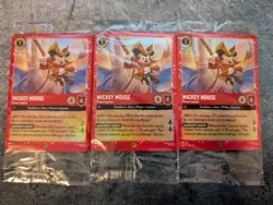 New Mickey Mouse Pirate Captain Costco Promo Holo Lorcana Disney X3 🔥 18/P2 - Image 1