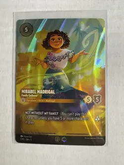 Lorcana Mirabel Madrigal Store Championship Foil Enchanted Promo 7/P2 EN 5 - Image 1
