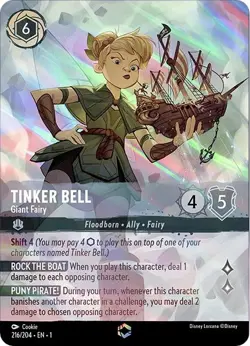 Disney Lorcana | Tinker Bell - Giant Fairy (Enchanted) | 216/204 | The First ... - Image 1