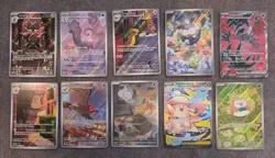 Pokemon Full Art Lot Of 10 Cards - Image 1