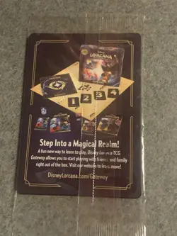 Disney Lorcana Iago 2025 D23 Gold Member Exclusive Promo Card - Image 2