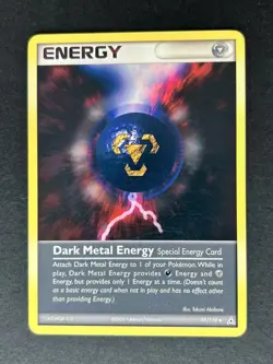 Dark Metal Energy 97/110 Pokemon Card Energy Card EX Holon Phantoms LP - Image 1