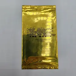 Yu-Gi-Oh Movie Pyramid of Light Booster Pack 2004 Gold Sealed TCG Cards New - Image 3