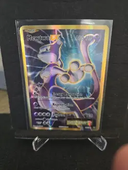 Pokemon Mewtwo EX TCG Full Art Holo Ultra Rare Card 103/108 XY Evolutions LP - Image 1