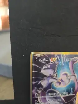 Pokemon Mewtwo EX TCG Full Art Holo Ultra Rare Card 103/108 XY Evolutions LP - Image 4