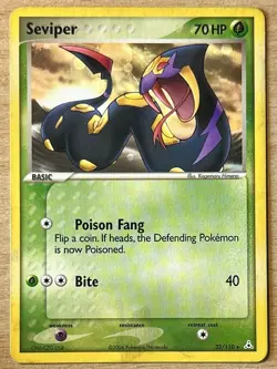 Pokemon Seviper 32/110 EX Series Holon Phantoms Rare Card - MINT - Image 1