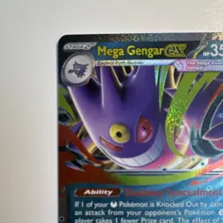Pokemon TCG Mega Gengar EX Full Art Holo 056/094 Phantasmal Flames 350 HP - Image 2