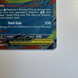 Pokemon TCG Mega Gengar EX Full Art Holo 056/094 Phantasmal Flames 350 HP - Image 4