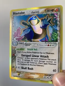 Pokemon Blastoise 2/100 EX Crystal Guardians Holo - Image 3
