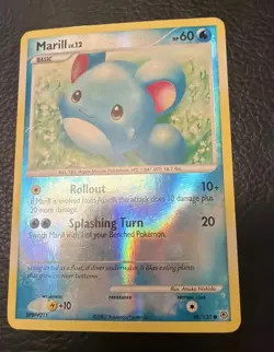 ✰ MARILL 88/130 REVERSE HOLO COMMON DIAMOND & PEARL POKEMON ✰ LP - Image 1