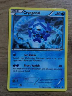 Pokemon Cryogonal 33/101 Rare NM Condition Noble Victories - Image 1