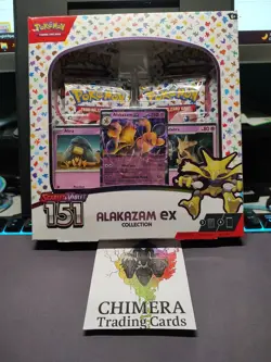Pokemon Alakazam EX TCG Scarlet and Violet 151 Collection - Image 1