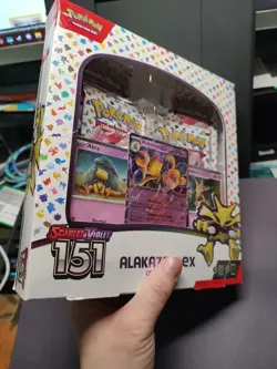 Pokemon Alakazam EX TCG Scarlet and Violet 151 Collection - Image 3