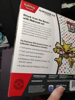 Pokemon Alakazam EX TCG Scarlet and Violet 151 Collection - Image 4
