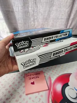 Pokemon Black Bolt Binder Collection & White Flare Binder Collection Sealed - Image 3