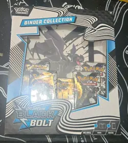 Pokemon TCG: Scarlet & Violet Black Bolt Binder Collection - New Sealed - Image 1