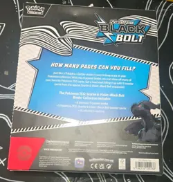 Pokemon TCG: Scarlet & Violet Black Bolt Binder Collection - New Sealed - Image 2