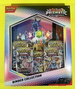 Pokemon Prismatic Evolutions Binder Collection Scarlet & Violet TCG Sealed - Image 1