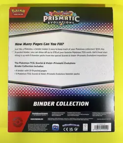 Pokemon Prismatic Evolutions Binder Collection Scarlet & Violet TCG Sealed - Image 4