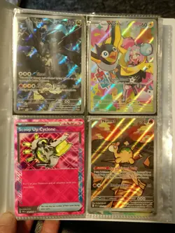 Pokemon Binder Collection 27 Cards Full Arts/EX Cosmo Promo Holos NM-MINT - Image 1