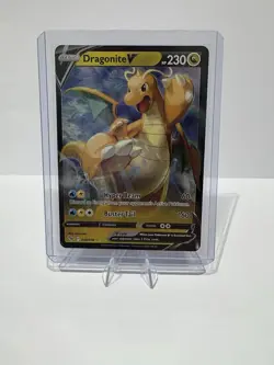 Pokemon TCG Dragonite v Holo Ultra Rare Card Pokemon Go 049/078 - Image 1
