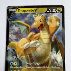 Pokemon TCG Dragonite V 049/078 Pokemon Go 2022 LP / NM Card - Image 3