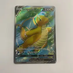 Pokemon Card Dragonite V 076/078 Rare Pokemon Go Set Full Art Near Mint - Image 1