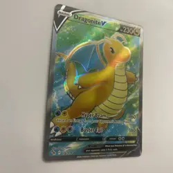 Pokemon Card Dragonite V 076/078 Rare Pokemon Go Set Full Art Near Mint - Image 2