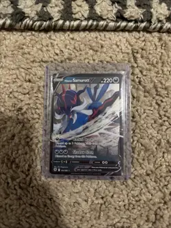 Pokemon TCG Hisuian Samurott V Holo Card 101/189 NM Astral Radiance Ultra Rare - Image 1