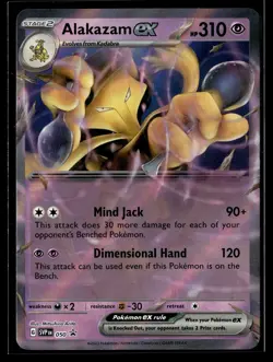 Pokemon TCG SV: Scarlet & Violet Promo Cards #050 Alakazam ex - Image 1