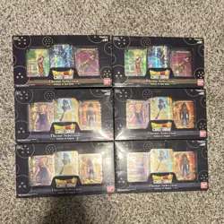 Bandai Dragon Ball Super Card Game Theme Selection Son Goku & Vegeta 6 Boxes - Image 1
