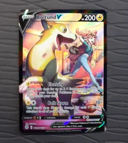 Pokemon Boltund V TG13/TG30 Brilliant Stars Trainer Gallery FA Pokemon Card NM - Image 1