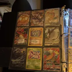 Pokemon binder filled with cards with some value - Image 1