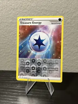 Treasure Energy 165/203 SWSH07: Evolving Skies Reverse Holo Uncommon Pokemon NM - Image 2