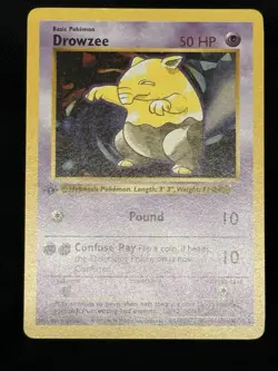 1999 Pokemon Drowzee 049/102 Base Set (Shadowless) 1st Edition NM/MT 🔥📈 - Image 2
