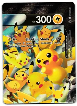 Pikachu V-Union SWSH140 - 🌊 Sword & Shield Promo Promo Pokemon TCG Holo 🖤 - LP - Image 1