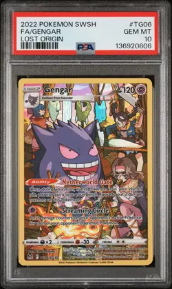 POKEMON GENGAR LOST ORIGIN TRAINER GALLERY TG06 PSA 10 GEM MINT INVEST - Image 1